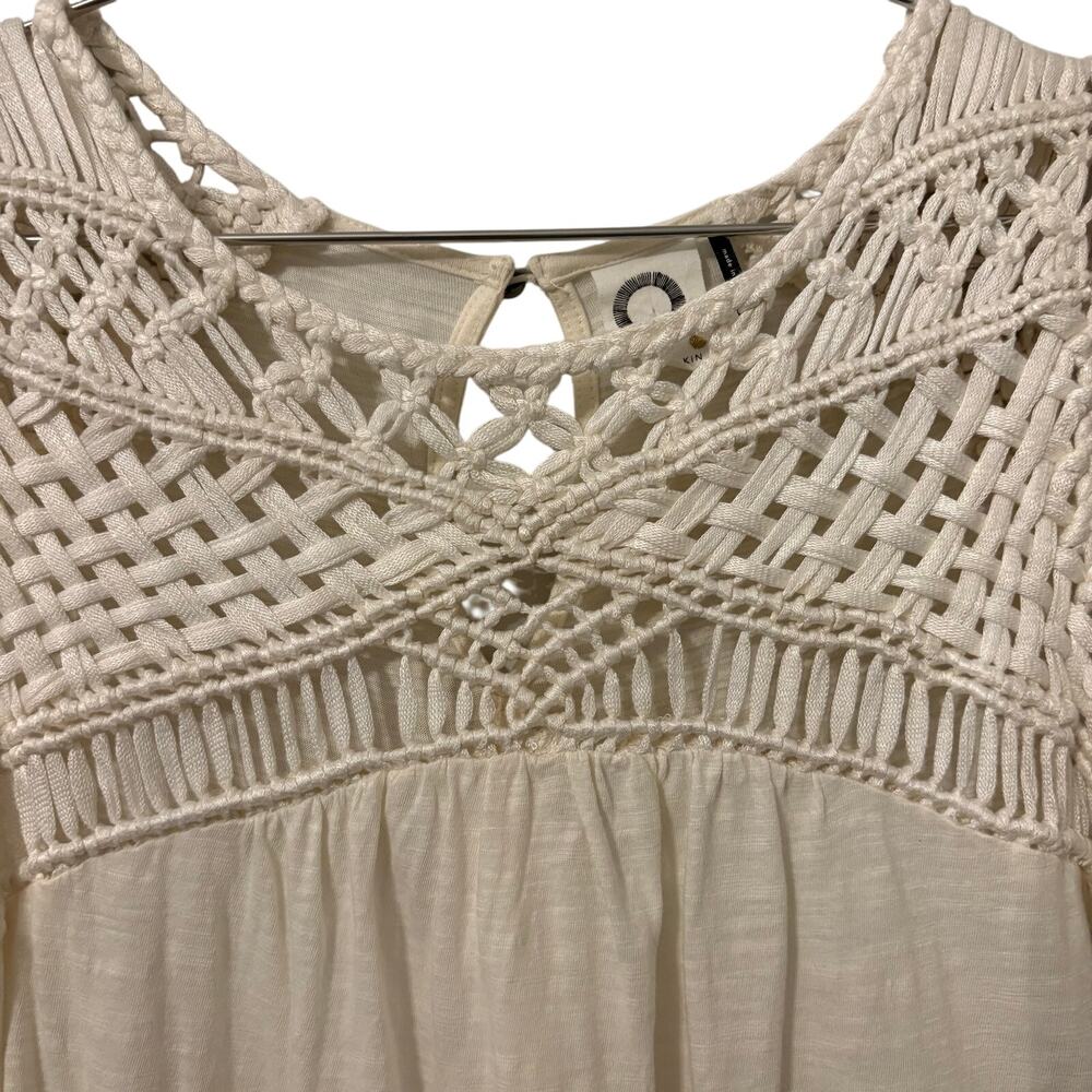 Anthropologie Akemi & Kin A Line Lattice Top Tank XS - Picture 5 of 7